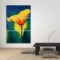 Canvas 40 x 60 - Superb contrast flowers