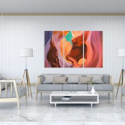 Canvas 40 x 60 - Inside view of antelope canyon
