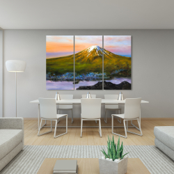 Toile 40 x 60 - Paysage du mont fuji