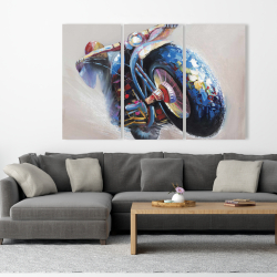 Toile 40 x 60 - Moto en saut