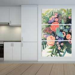 Toile 40 x 60 - Mélodie de fleurs