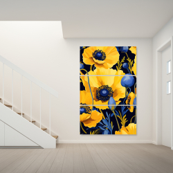 Canvas 40 x 60 - Yellow and blue