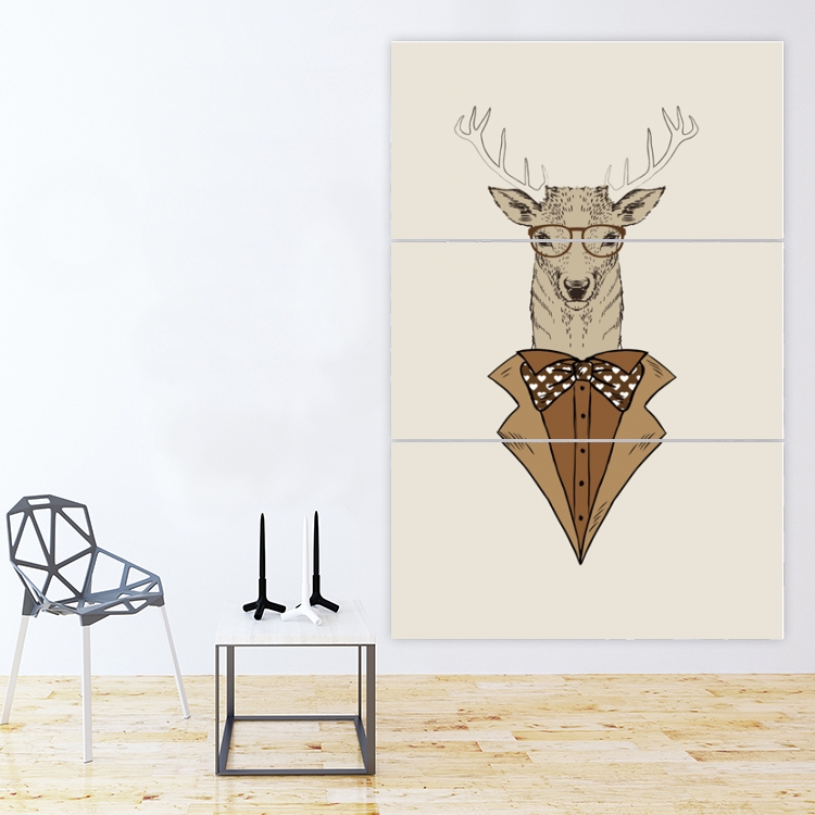 Canvas 40 x 60 -  deer with brown coat