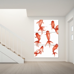 Canvas 40 x 60 - Small red fishes