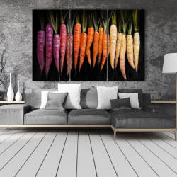 Canvas 40 x 60 - Colorful carrots