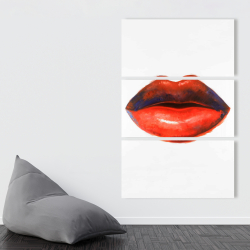 Canvas 40 x 60 - Red lipstick