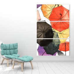 Canvas 40 x 60 - Suspended umbrellas