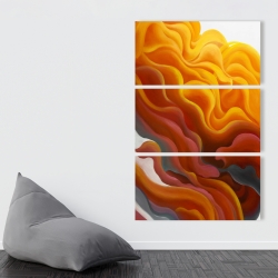 Canvas 40 x 60 - Colorful smoke