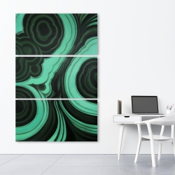 Canvas 40 x 60 - Malachite stone