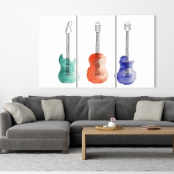 Canvas 40 x 60 - Three guitars