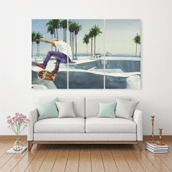 Canvas 40 x 60 - Skate park california