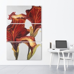 Canvas 40 x 60 - Lilies with fall colors