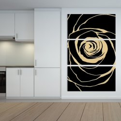 Canvas 40 x 60 - Black rose