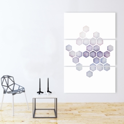 Canvas 40 x 60 - Alveoli lilac