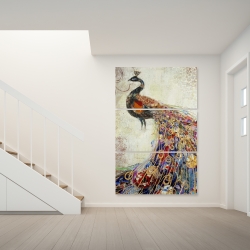 Canvas 40 x 60 - Majestic peacock