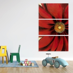 Canvas 40 x 60 - Red daisy