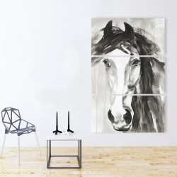Canvas 40 x 60 - Beautiful wild horse