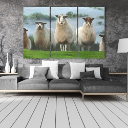 Toile 40 x 60 - Troupeau de moutons