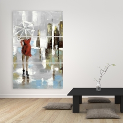 Canvas 40 x 60 - Red dress woman