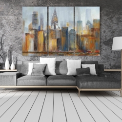 Canvas 40 x 60 - Cityscape with chrysler building