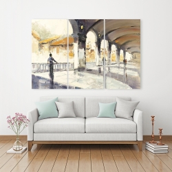 Canvas 40 x 60 - People in a spacious hall