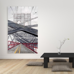 Canvas 40 x 60 - Under the brooklyn bridge