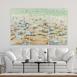 Canvas 40 x 60 - People at the beach