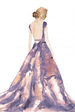 Purple prom dress