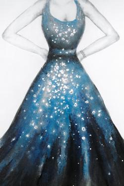 Blue princess dress