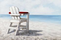 White beach chair