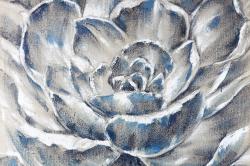 Gray and blue flower