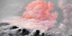 Pink clouds