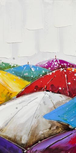 Colorful umbrellas