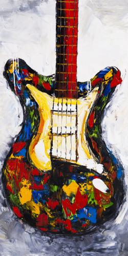 Colorful guitar