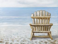 Wood beach chair