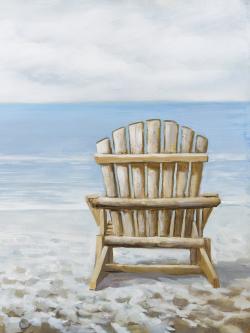 Wood beach chair