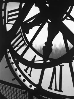 Horloge géante au musée d'orsay