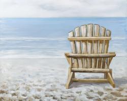 Wood beach chair