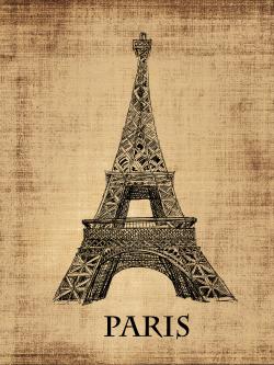 Eiffel tower illustration