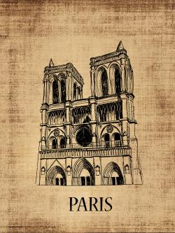 Notre-dame de paris illustration