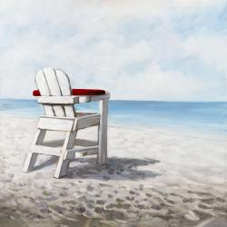 White beach chair