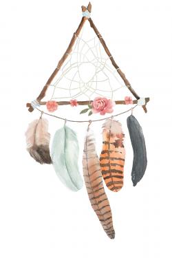 Triangular dream catcher