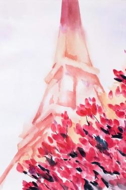 Tour eiffel rose