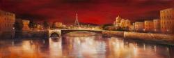 Paris à l'aube rouge