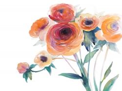 Watercolor flowers