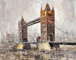 Le tower bridge par un jour gris