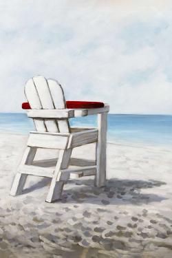 White beach chair