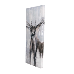 Winter abstract deer