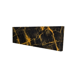 Black and gold marble