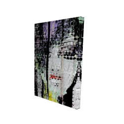 Abstract colorful woman face